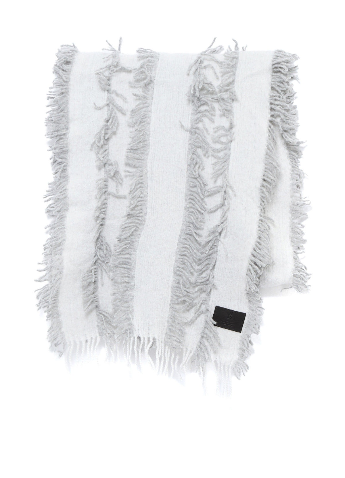 WOOL SATIN-WEAVE CUT STOLE