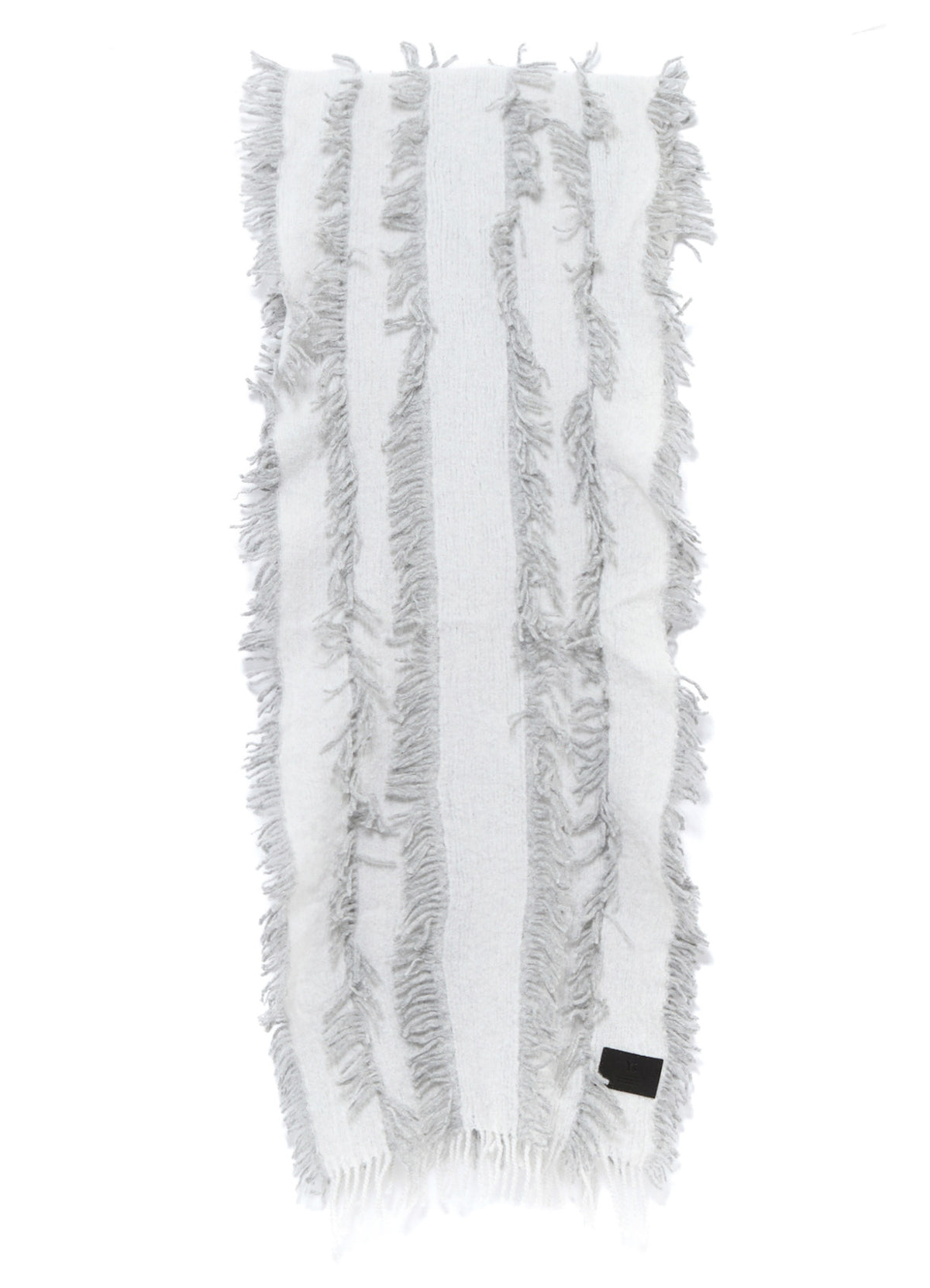 WOOL SATIN-WEAVE CUT STOLE