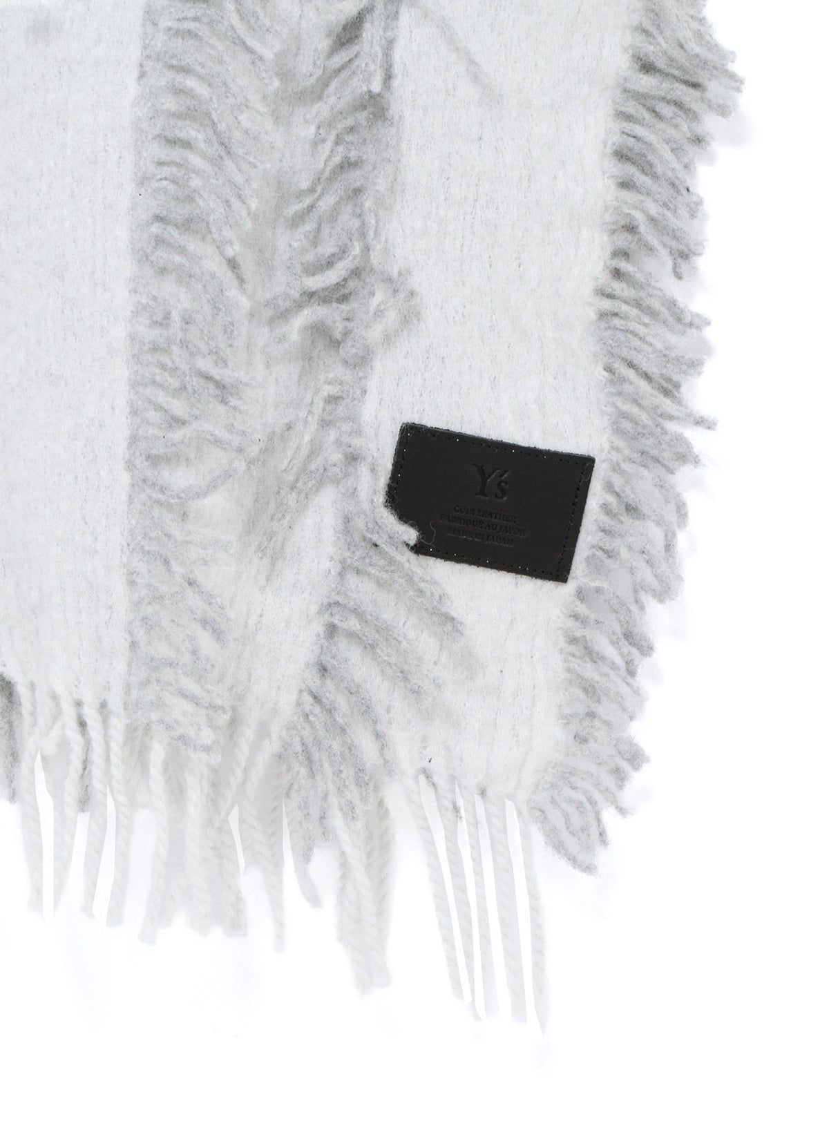 WOOL SATIN-WEAVE CUT STOLE