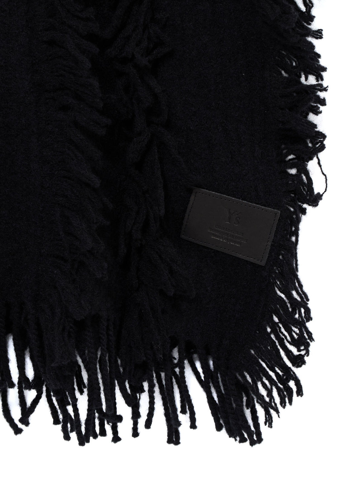 WOOL SATIN-WEAVE CUT STOLE