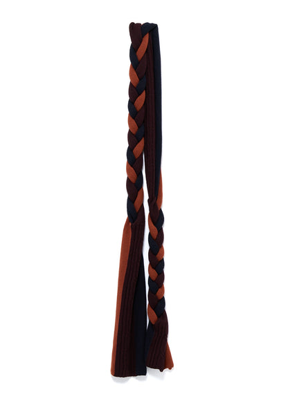 WOOL BRAIDED SCARF