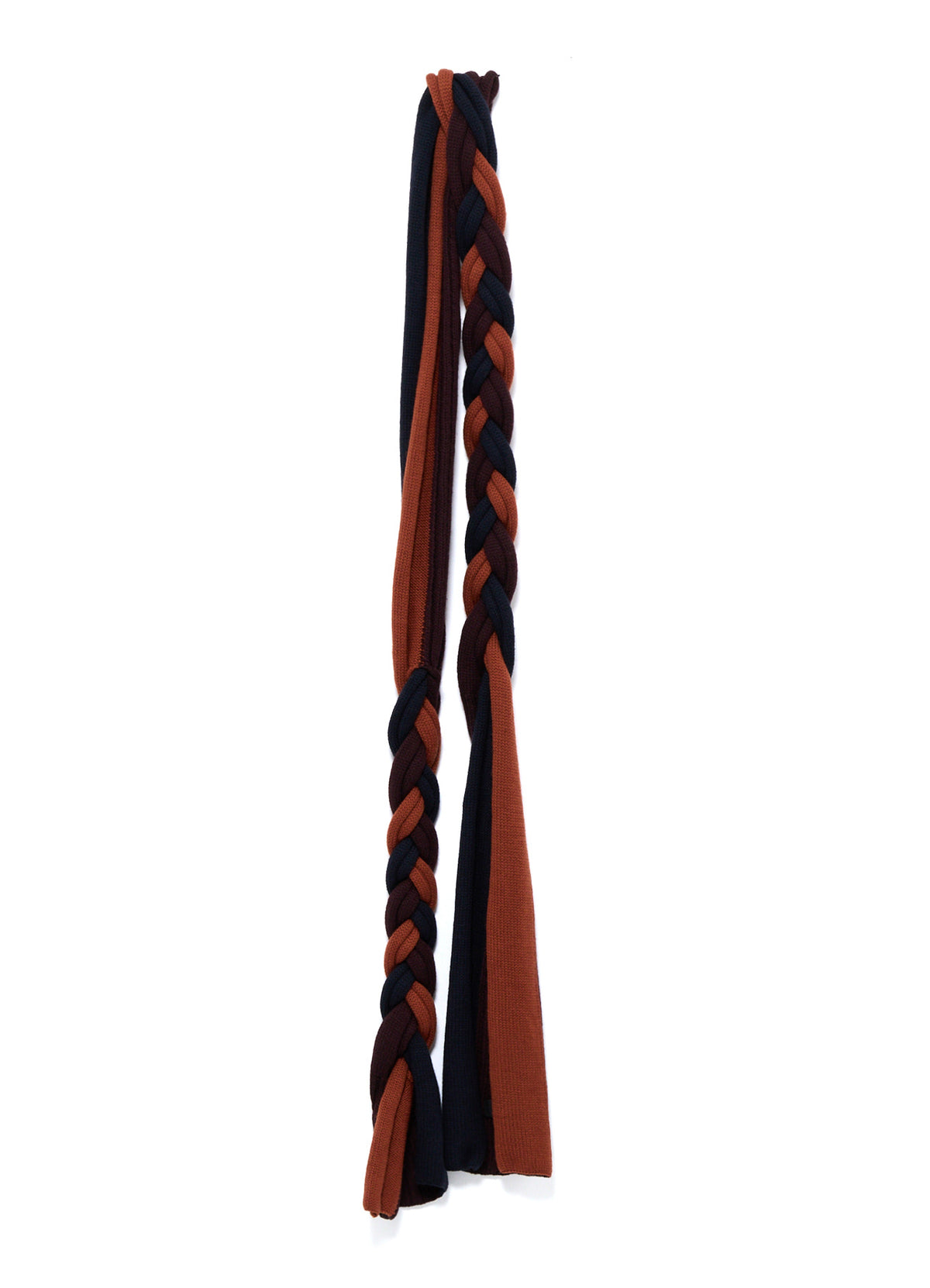 WOOL BRAIDED SCARF
