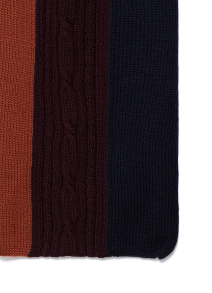 WOOL BRAIDED SCARF