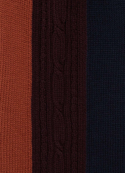 WOOL BRAIDED SCARF