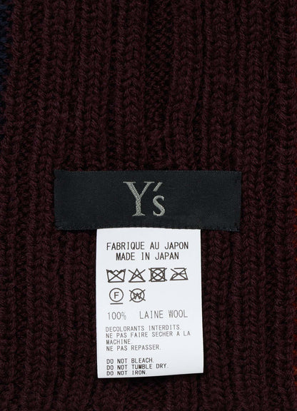 WOOL BRAIDED SCARF