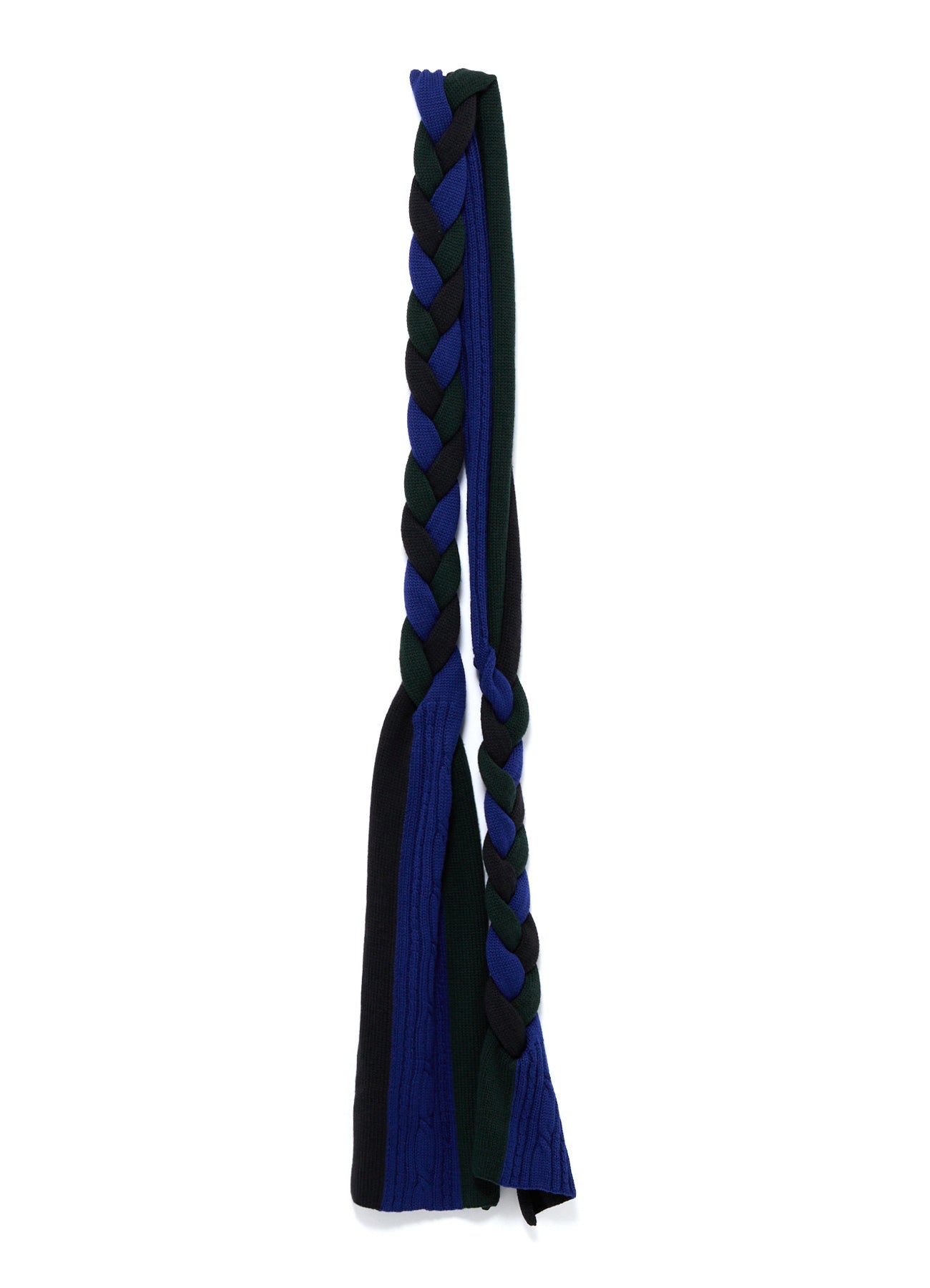 WOOL BRAIDED SCARF