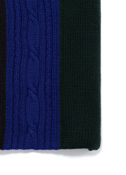 WOOL BRAIDED SCARF