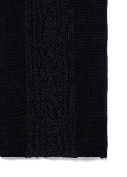 WOOL BRAIDED SCARF