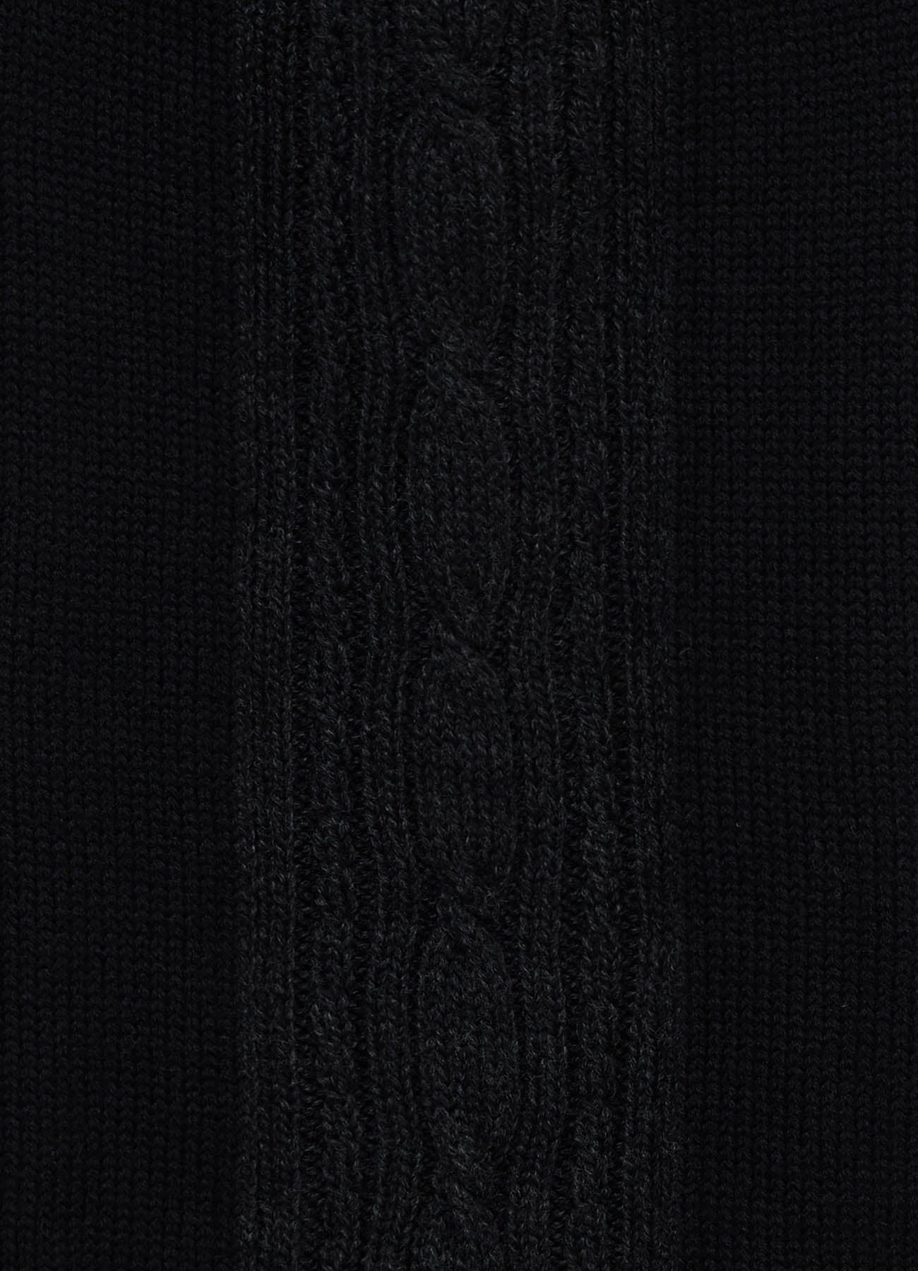 WOOL BRAIDED SCARF