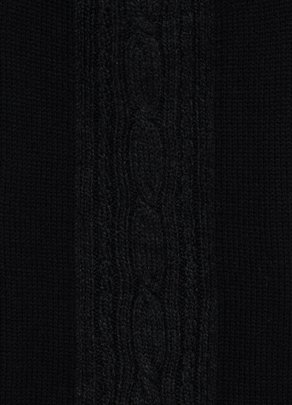 WOOL BRAIDED SCARF