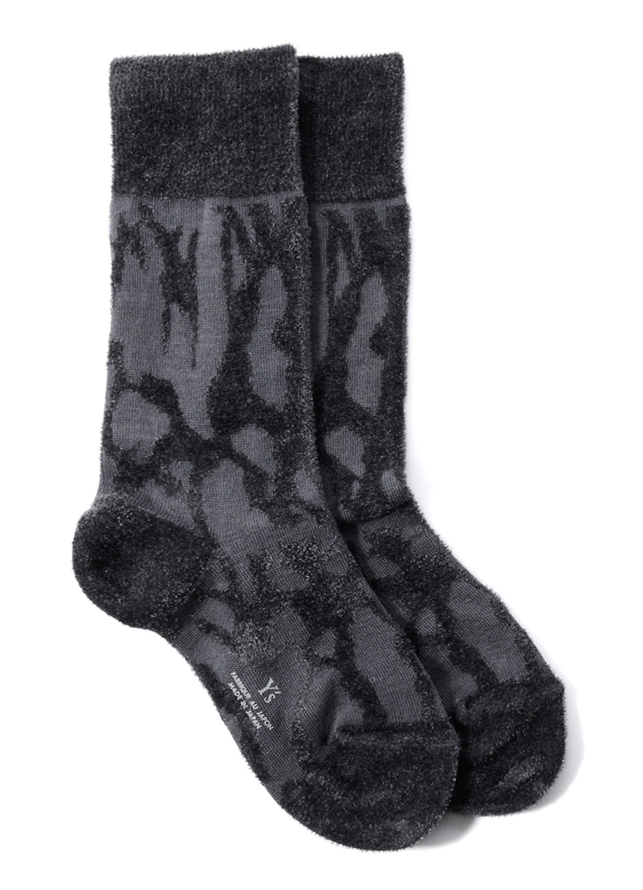 SMOKE PATTERN JACQUARD CHENILLE SOCKS