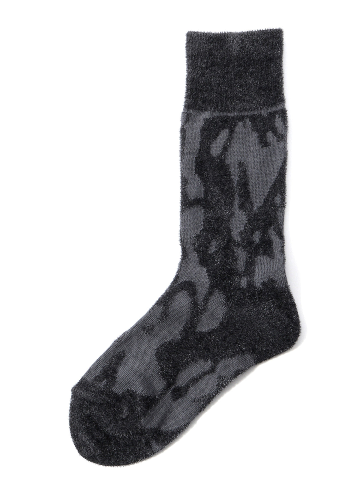 SMOKE PATTERN JACQUARD CHENILLE SOCKS
