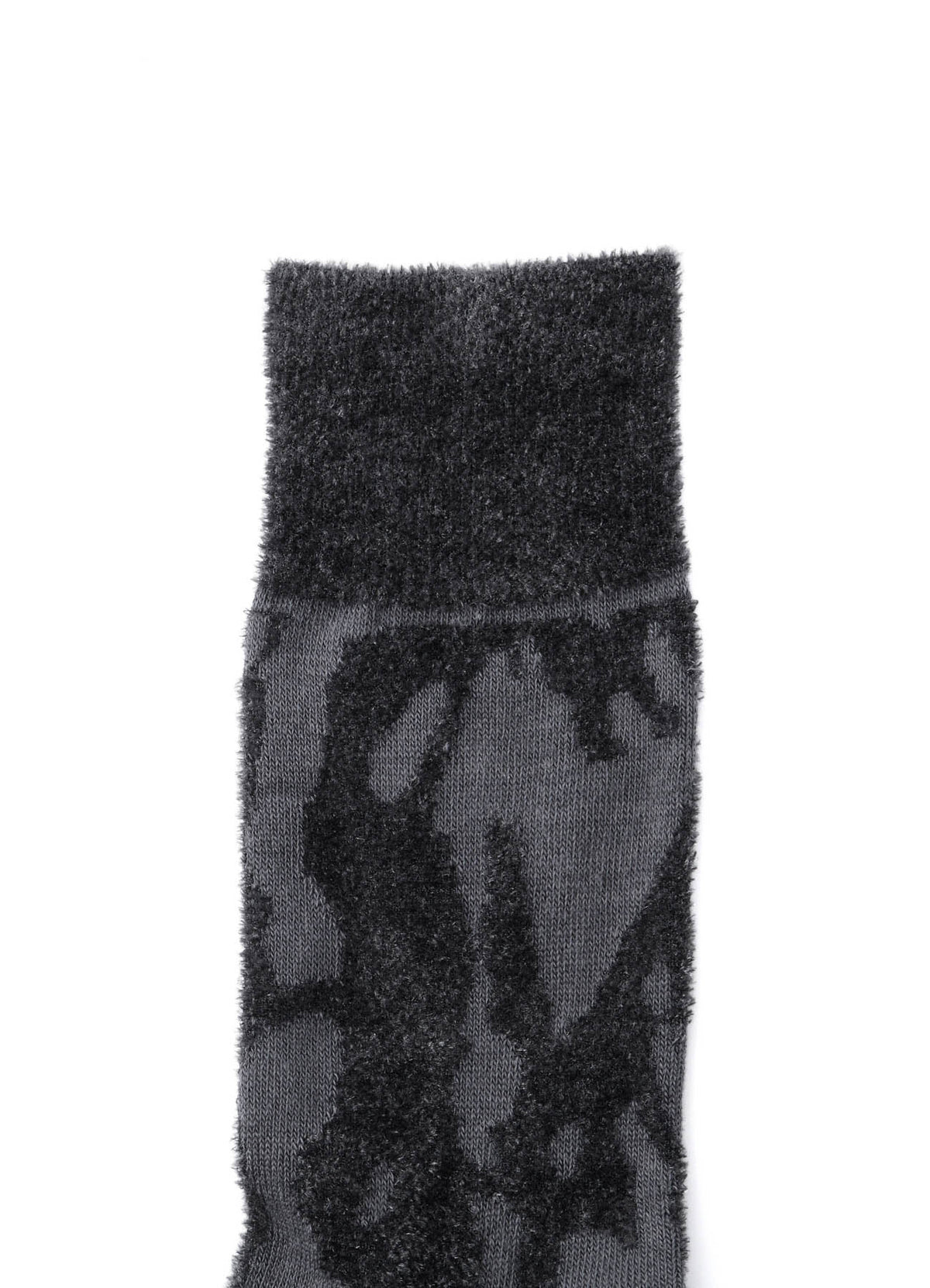 SMOKE PATTERN JACQUARD CHENILLE SOCKS