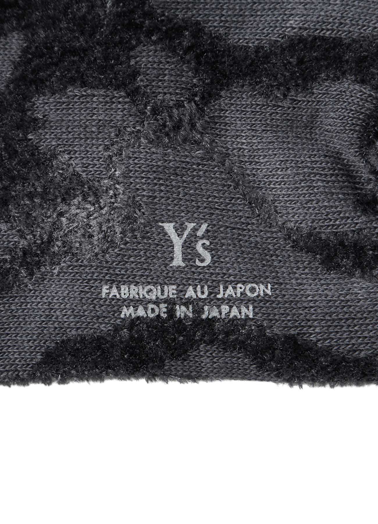 SMOKE PATTERN JACQUARD CHENILLE SOCKS