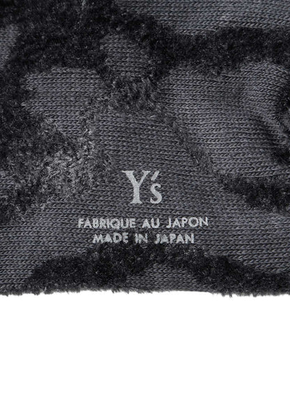 SMOKE PATTERN JACQUARD CHENILLE SOCKS
