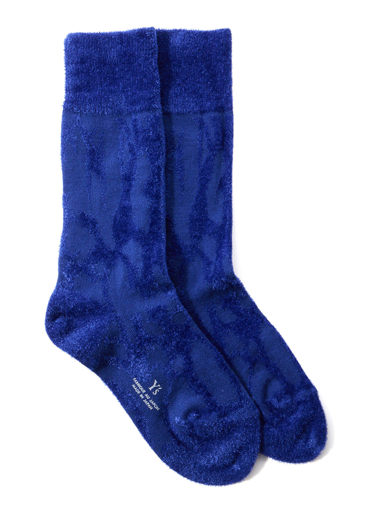 SMOKE PATTERN JACQUARD CHENILLE SOCKS