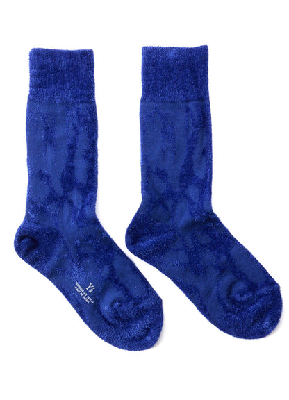 SMOKE PATTERN JACQUARD CHENILLE SOCKS