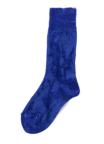 SMOKE PATTERN JACQUARD CHENILLE SOCKS