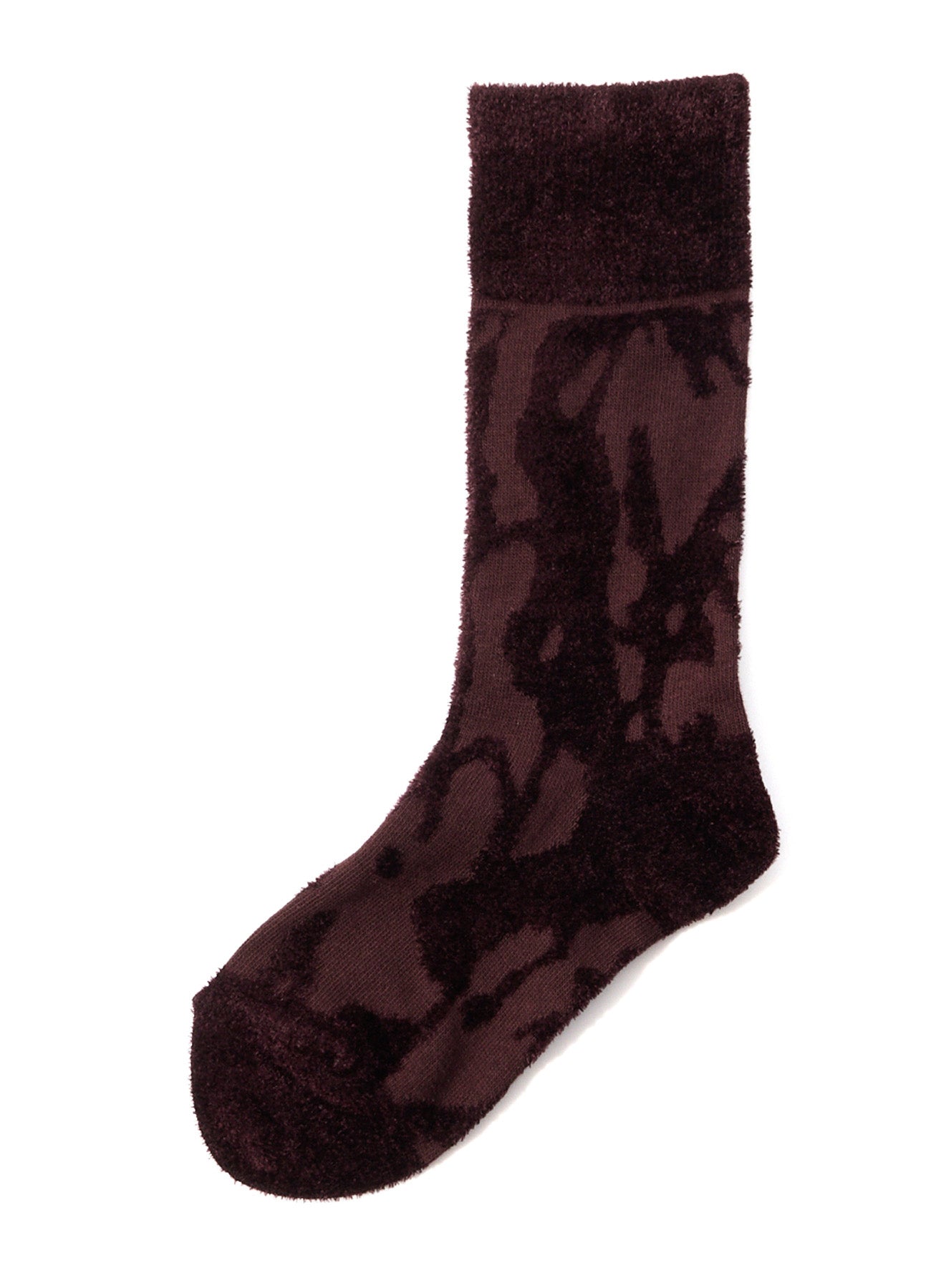 SMOKE PATTERN JACQUARD CHENILLE SOCKS