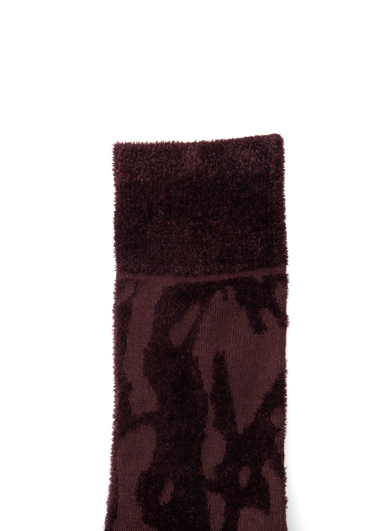 SMOKE PATTERN JACQUARD CHENILLE SOCKS