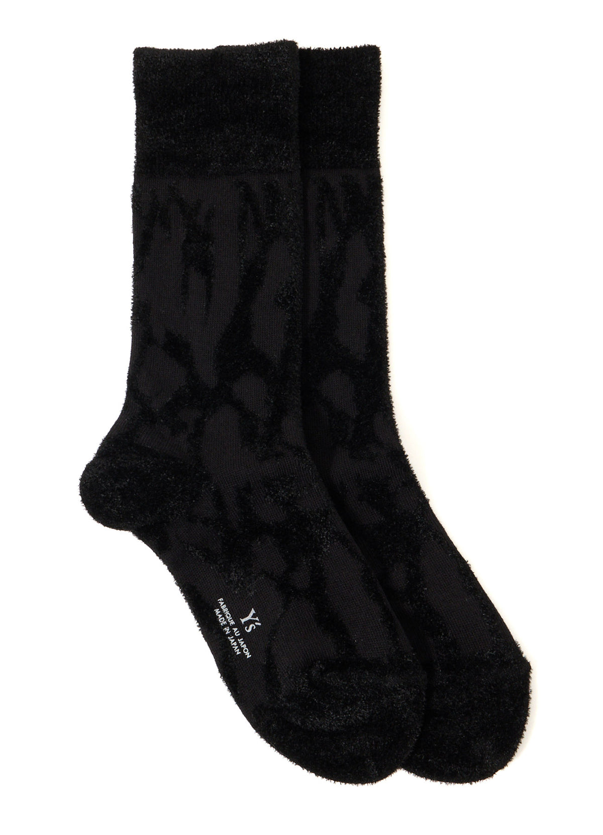 SMOKE PATTERN JACQUARD CHENILLE SOCKS