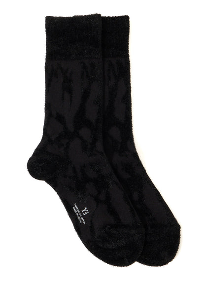 SMOKE PATTERN JACQUARD CHENILLE SOCKS