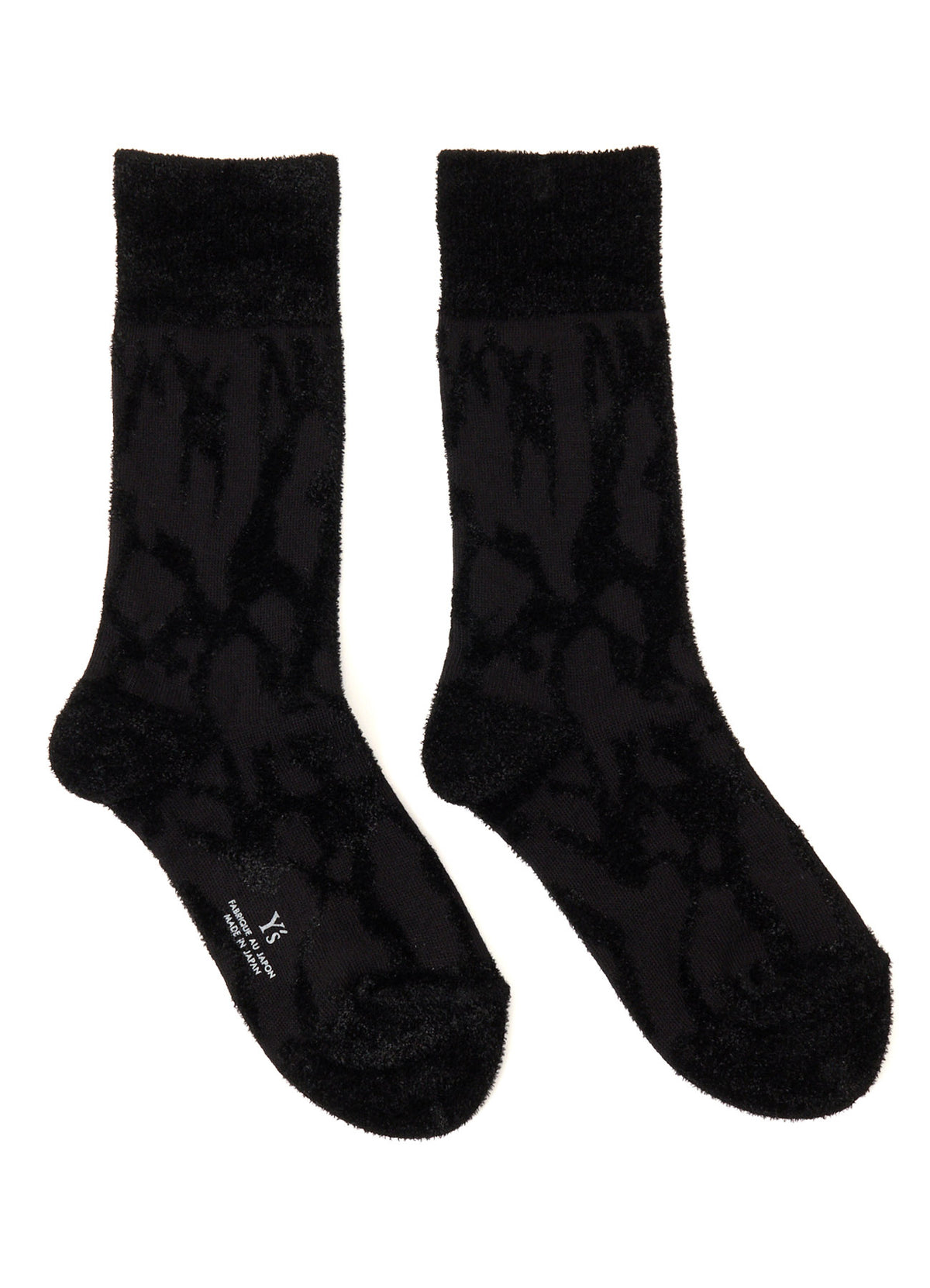 SMOKE PATTERN JACQUARD CHENILLE SOCKS