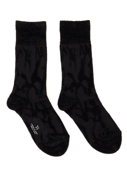 SMOKE PATTERN JACQUARD CHENILLE SOCKS