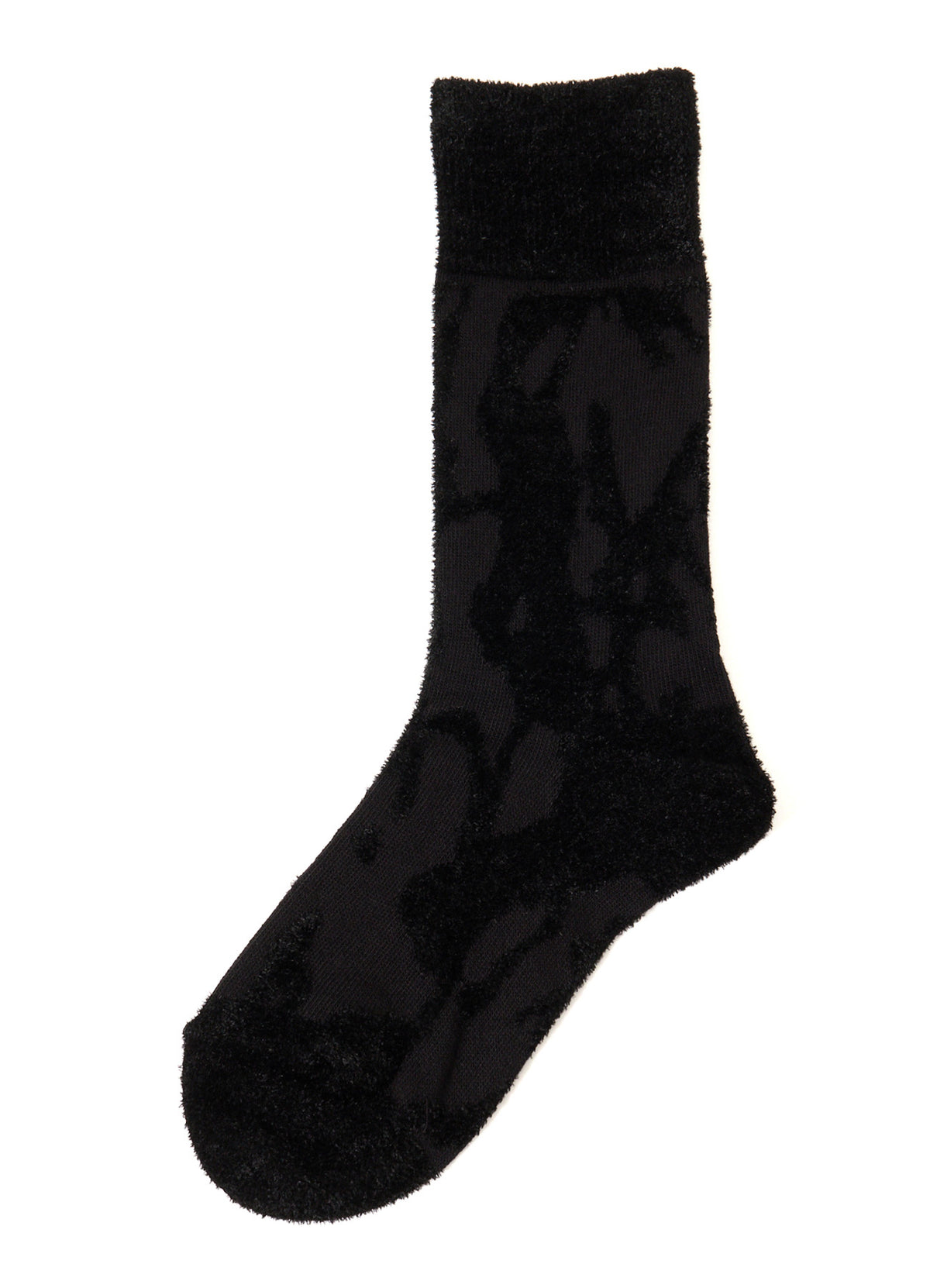 SMOKE PATTERN JACQUARD CHENILLE SOCKS