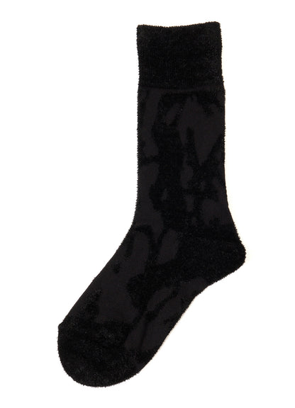 SMOKE PATTERN JACQUARD CHENILLE SOCKS