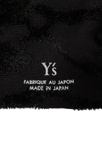 SMOKE PATTERN JACQUARD CHENILLE SOCKS