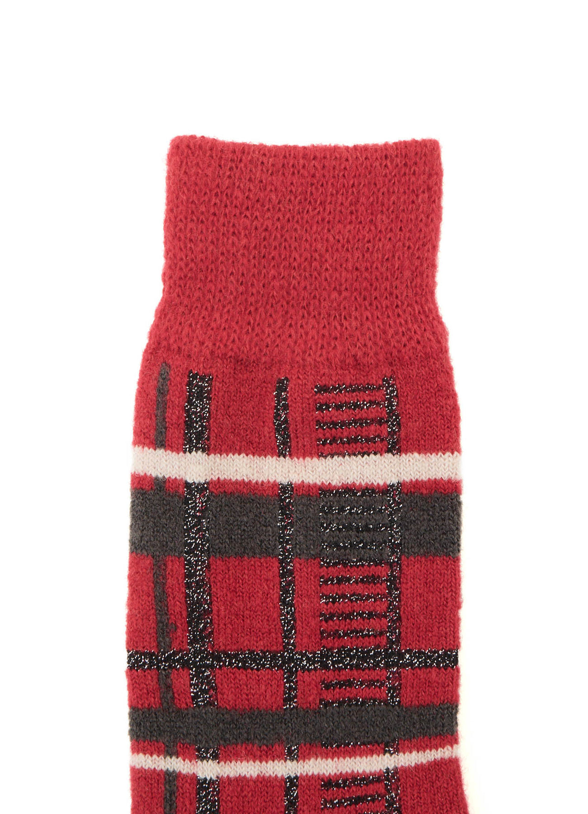 PLAID JACQUARD SOCKS