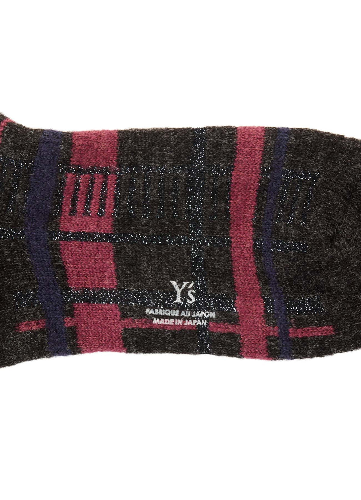 PLAID JACQUARD SOCKS
