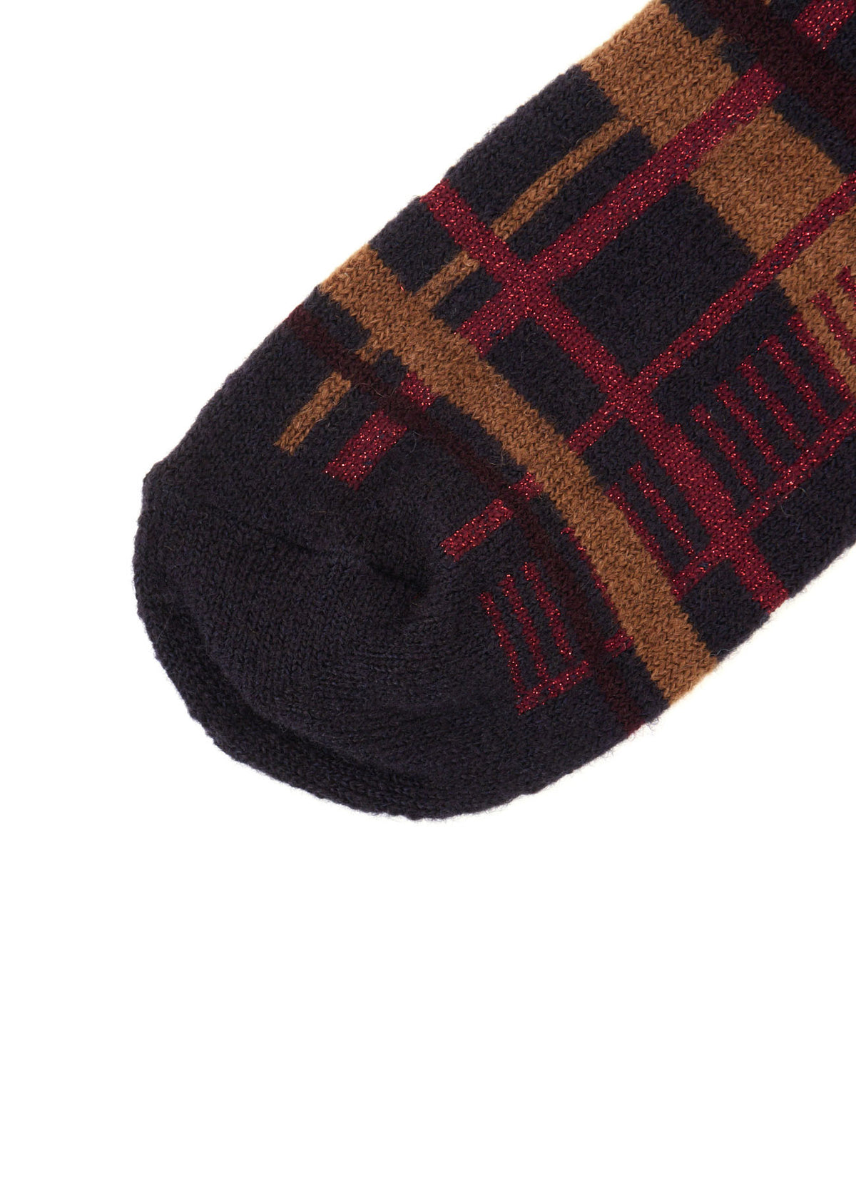 PLAID JACQUARD SOCKS
