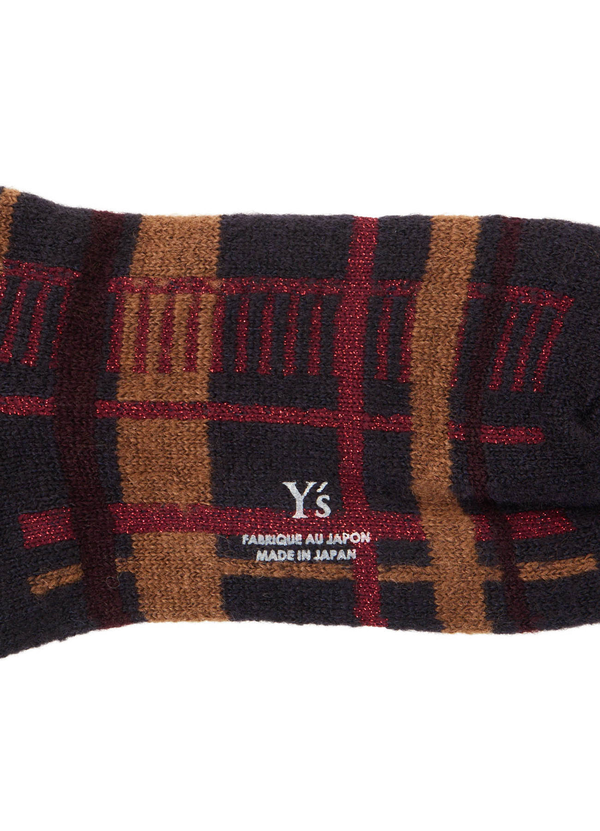 PLAID JACQUARD SOCKS
