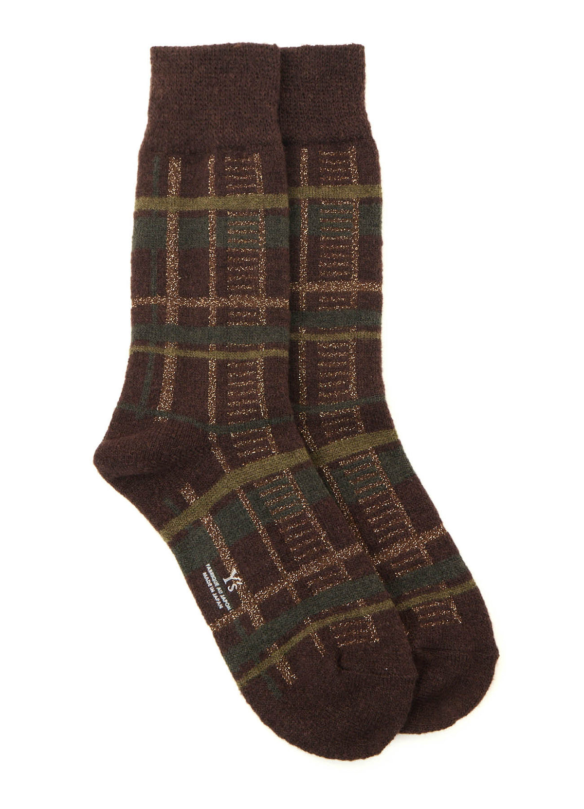 PLAID JACQUARD SOCKS