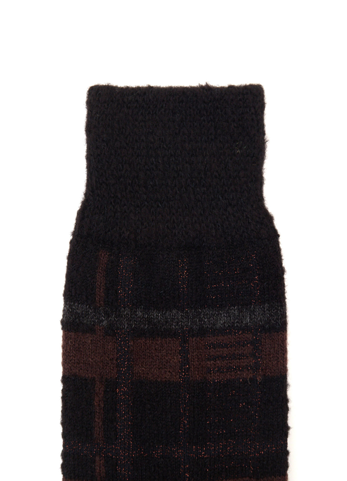 PLAID JACQUARD SOCKS