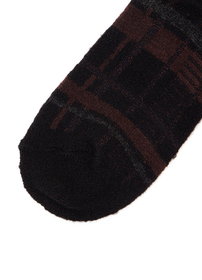 PLAID JACQUARD SOCKS