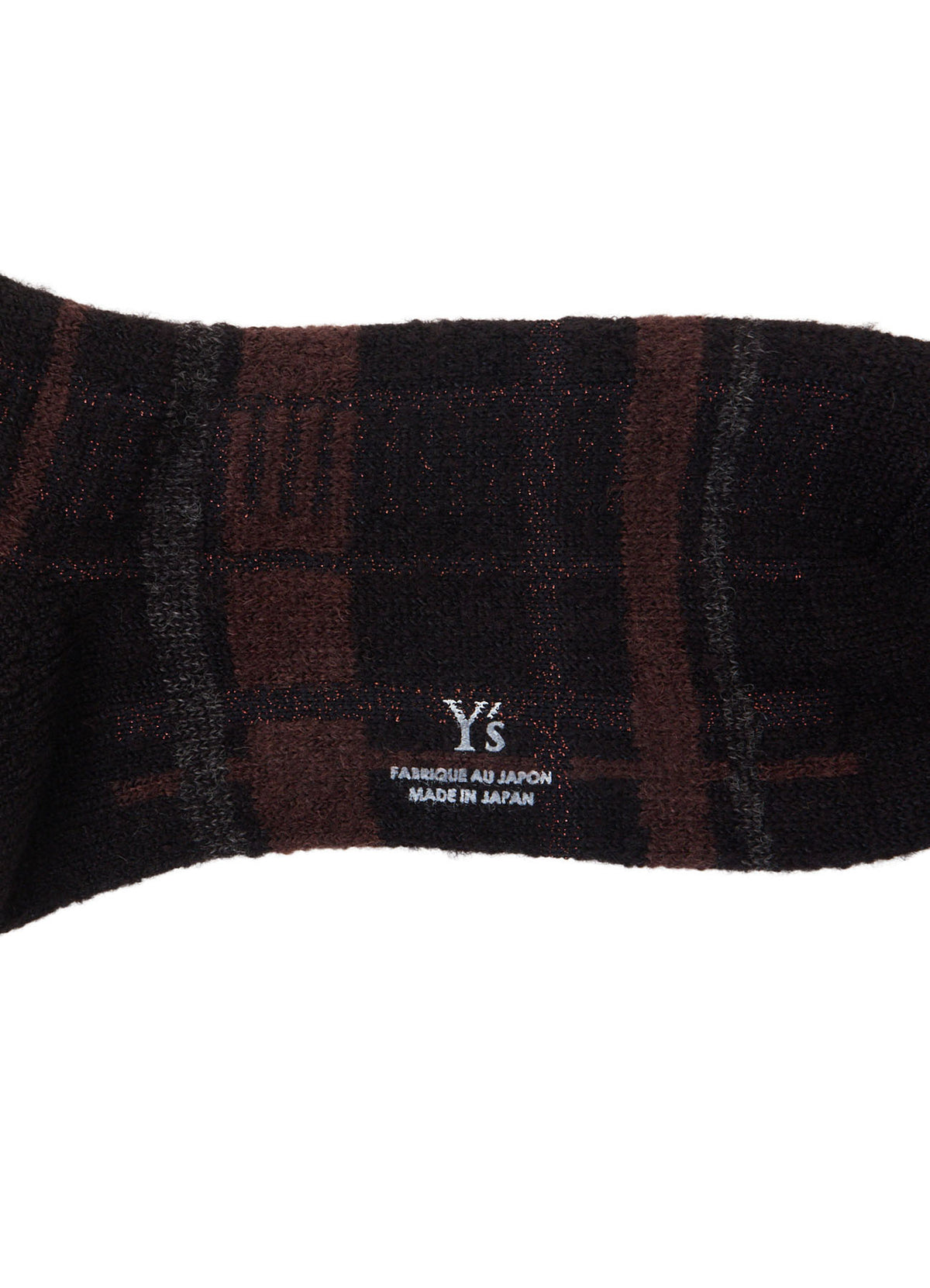 PLAID JACQUARD SOCKS