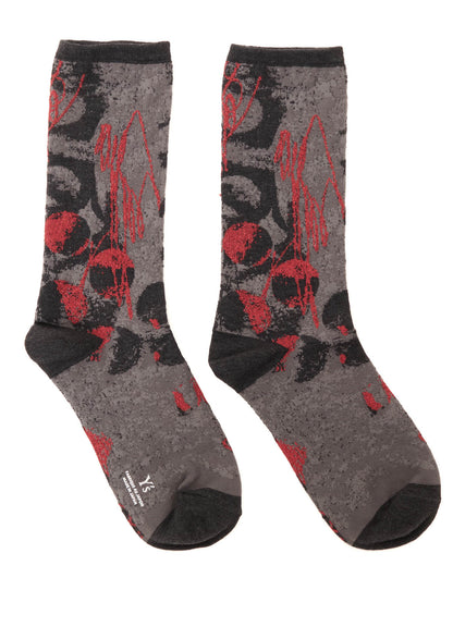 HAND SKETCH DOT SOCKS