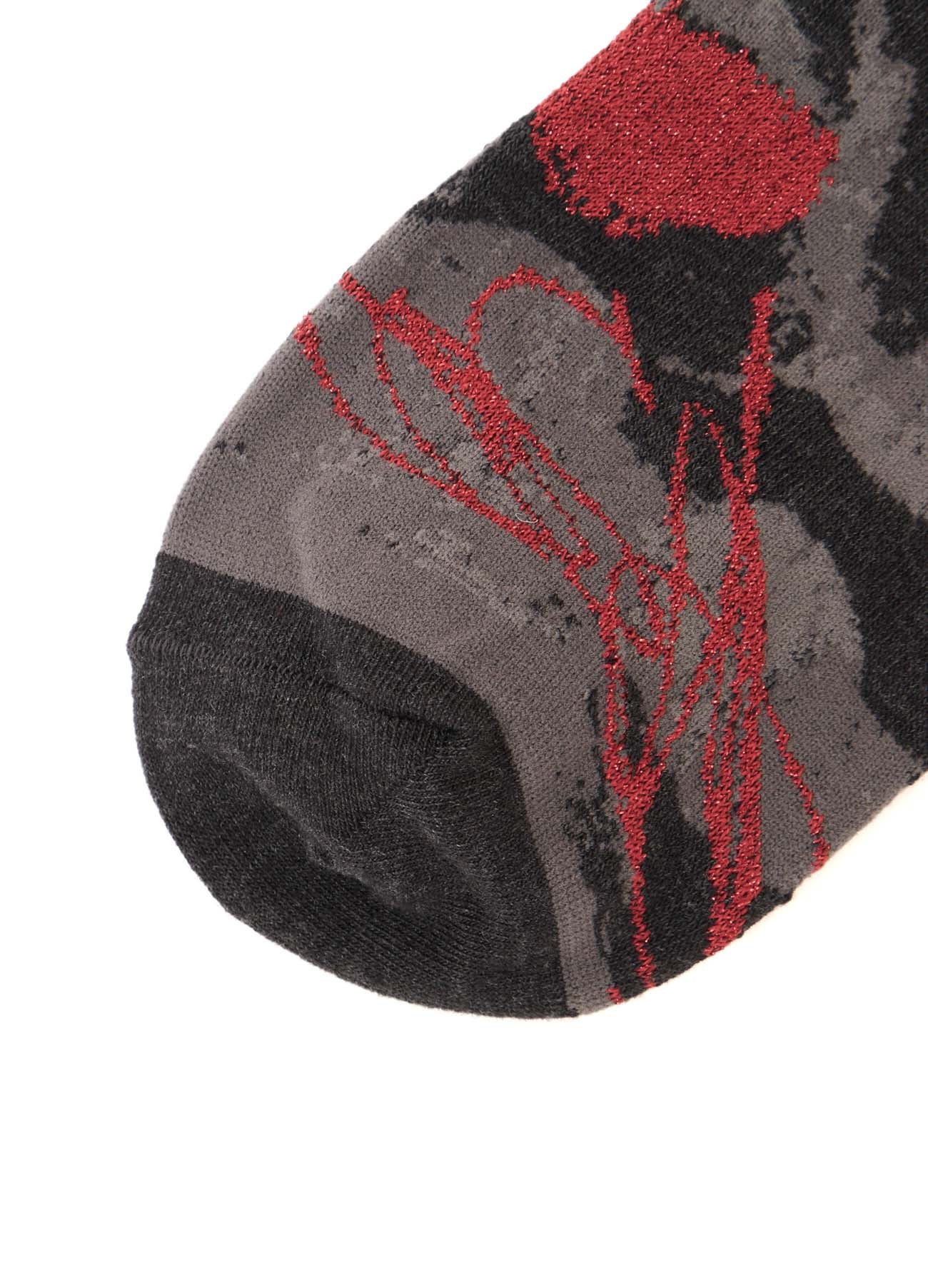 HAND SKETCH DOT SOCKS