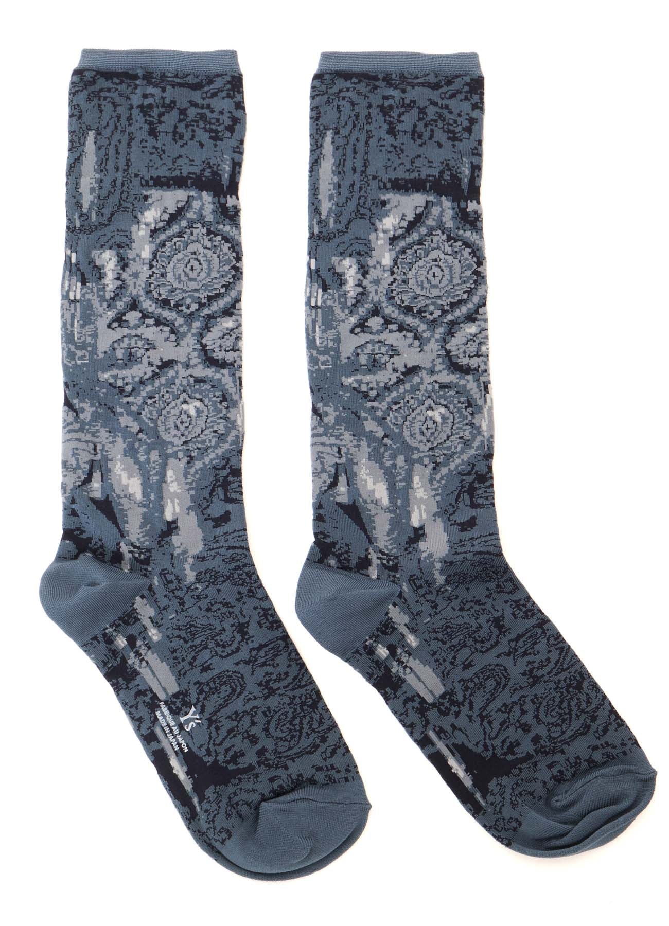 JACQUARD PAISLEY SOCKS