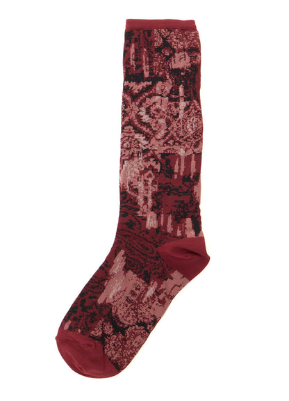 JACQUARD PAISLEY SOCKS