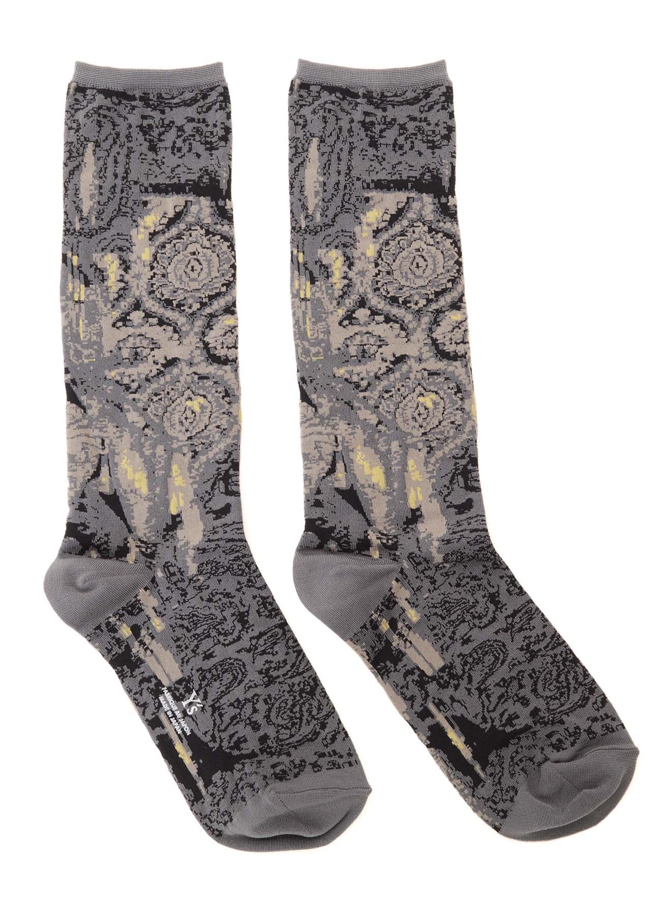 JACQUARD PAISLEY SOCKS