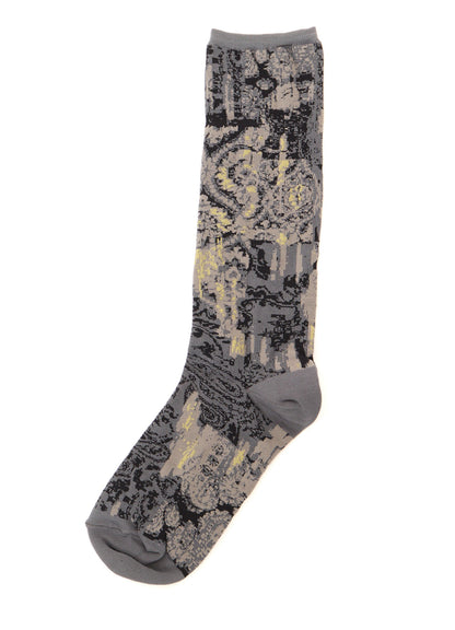 JACQUARD PAISLEY SOCKS