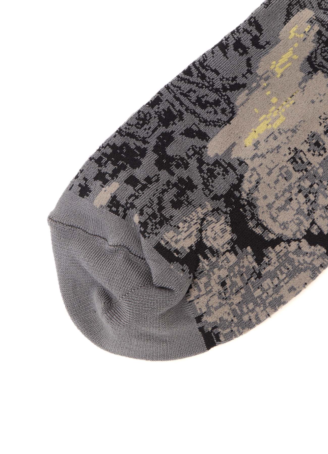 JACQUARD PAISLEY SOCKS