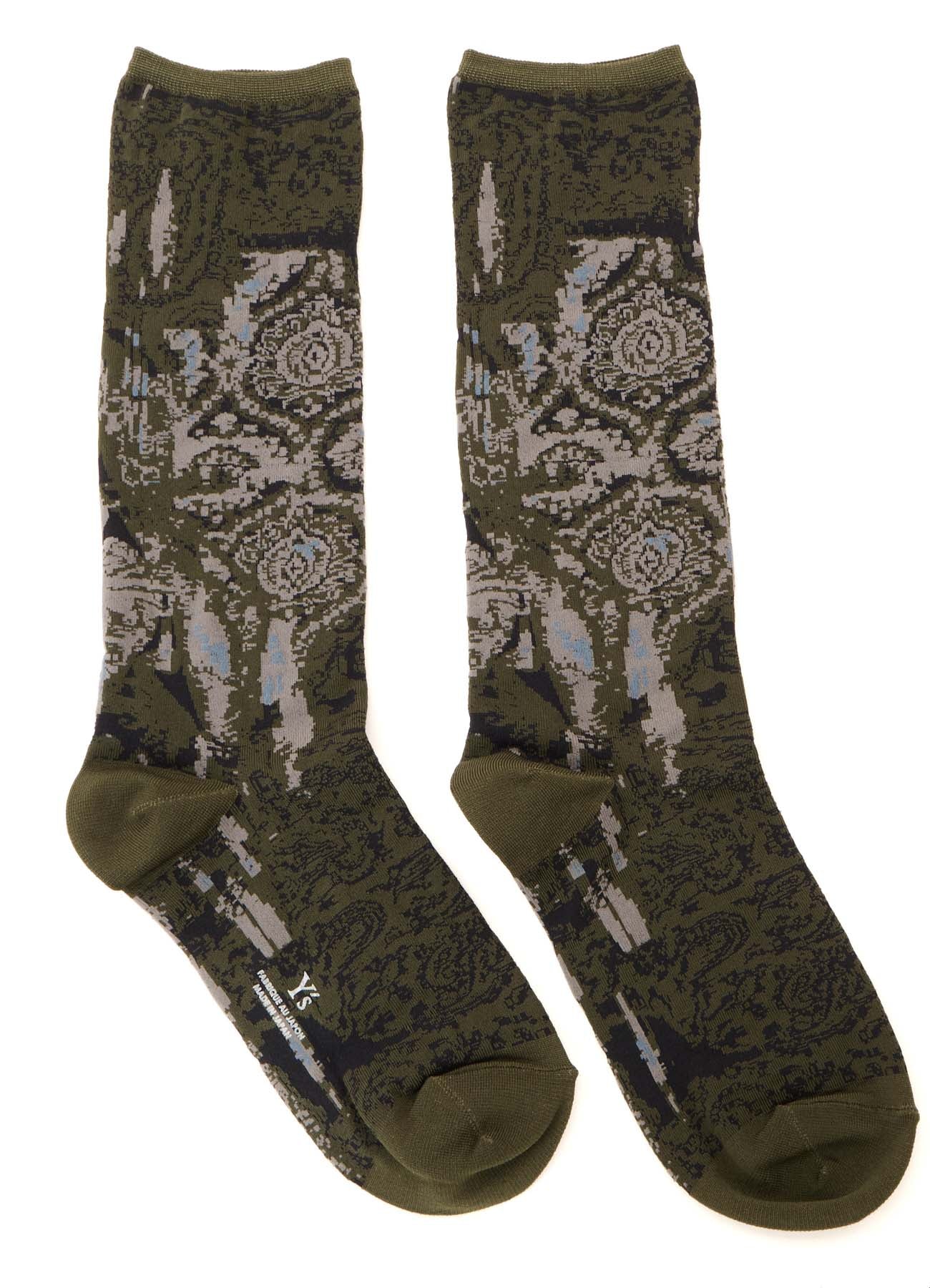 JACQUARD PAISLEY SOCKS