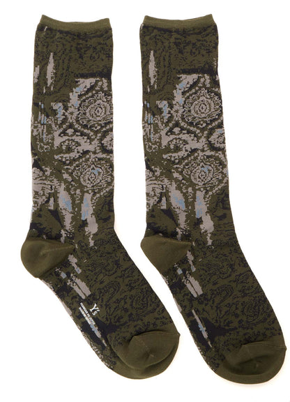 JACQUARD PAISLEY SOCKS