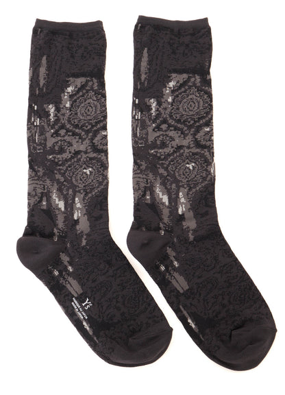 JACQUARD PAISLEY SOCKS
