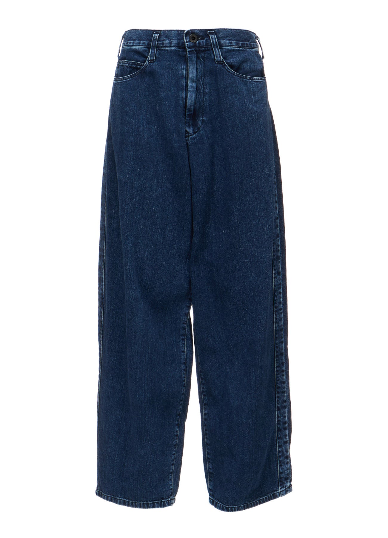 8OZ DENIM CHEMICAL WASH SIDE BRAID PANTS